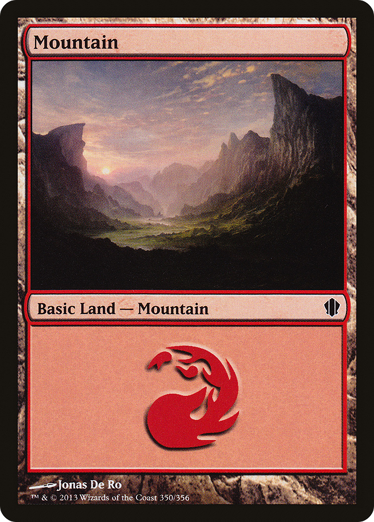 Mountain (C13-350) - Commander 2013 - Premium MTG Single from Wizards of the Coast - Just $0.21! Shop now at Game Crave Tournament Store