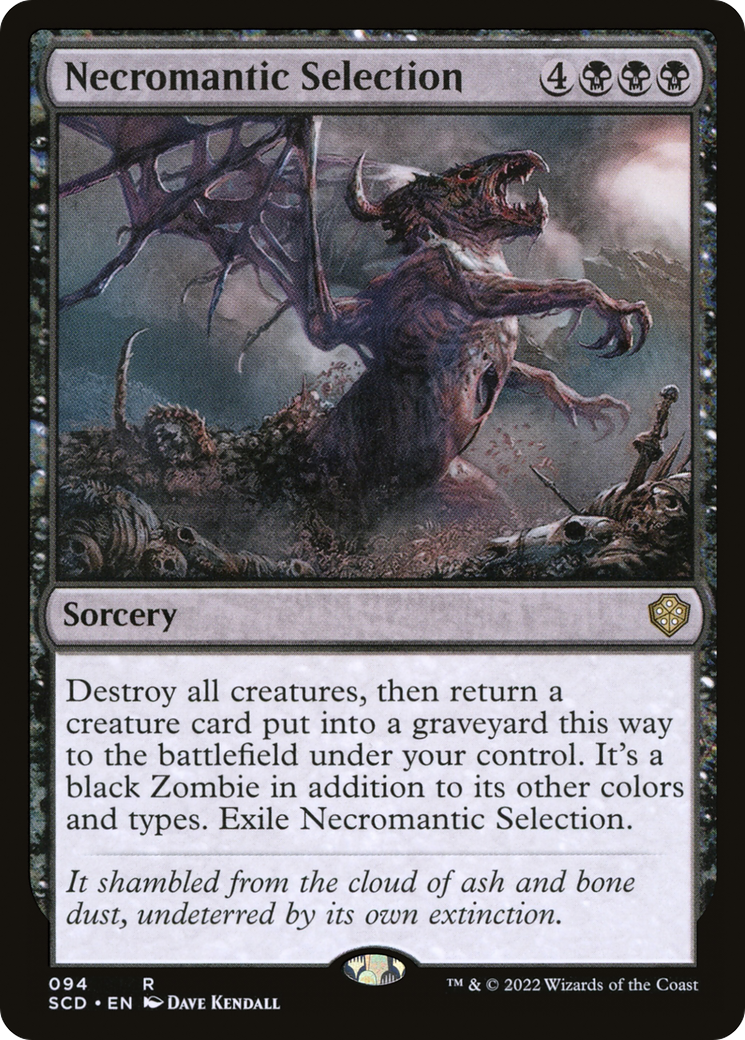 Necromantic Selection (SCD-094) - Starter Commander Decks - Premium MTG Single from Wizards of the Coast - Just $0.08! Shop now at Game Crave Tournament Store