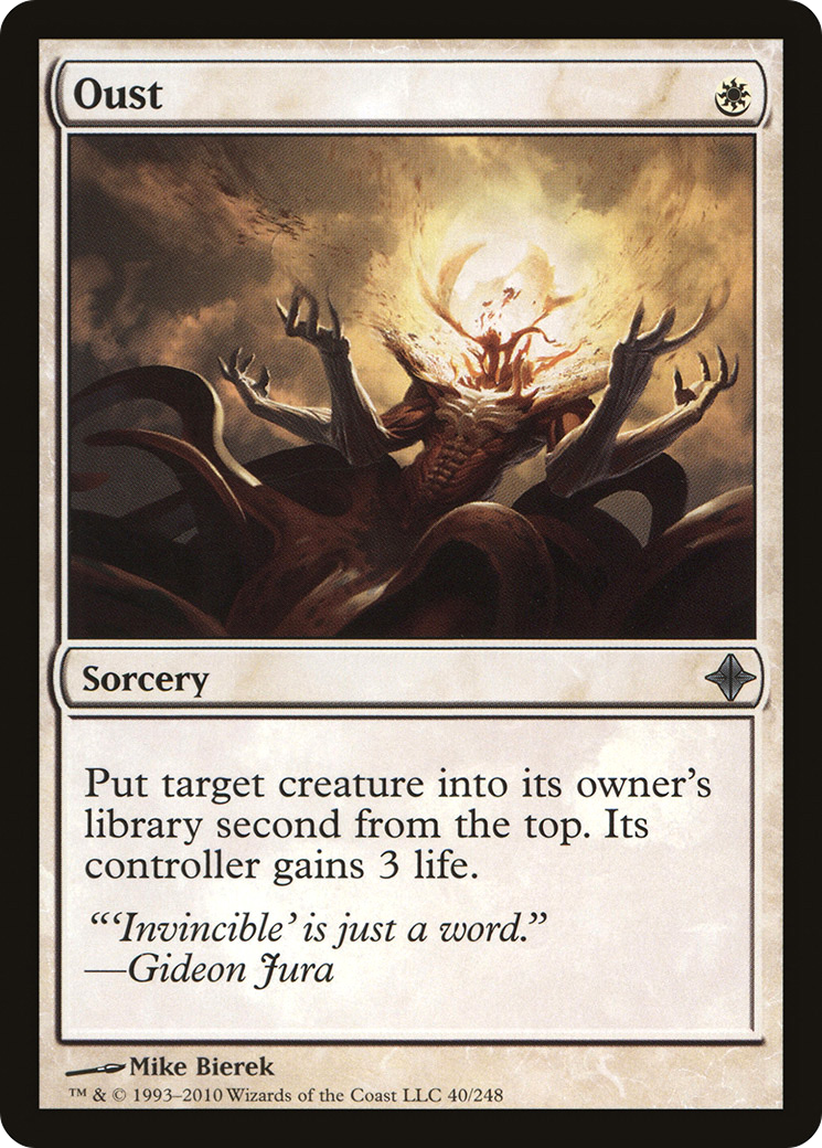 Oust (ROE-040) - Rise of the Eldrazi - Premium MTG Single from Wizards of the Coast - Just $0.25! Shop now at Game Crave Tournament Store