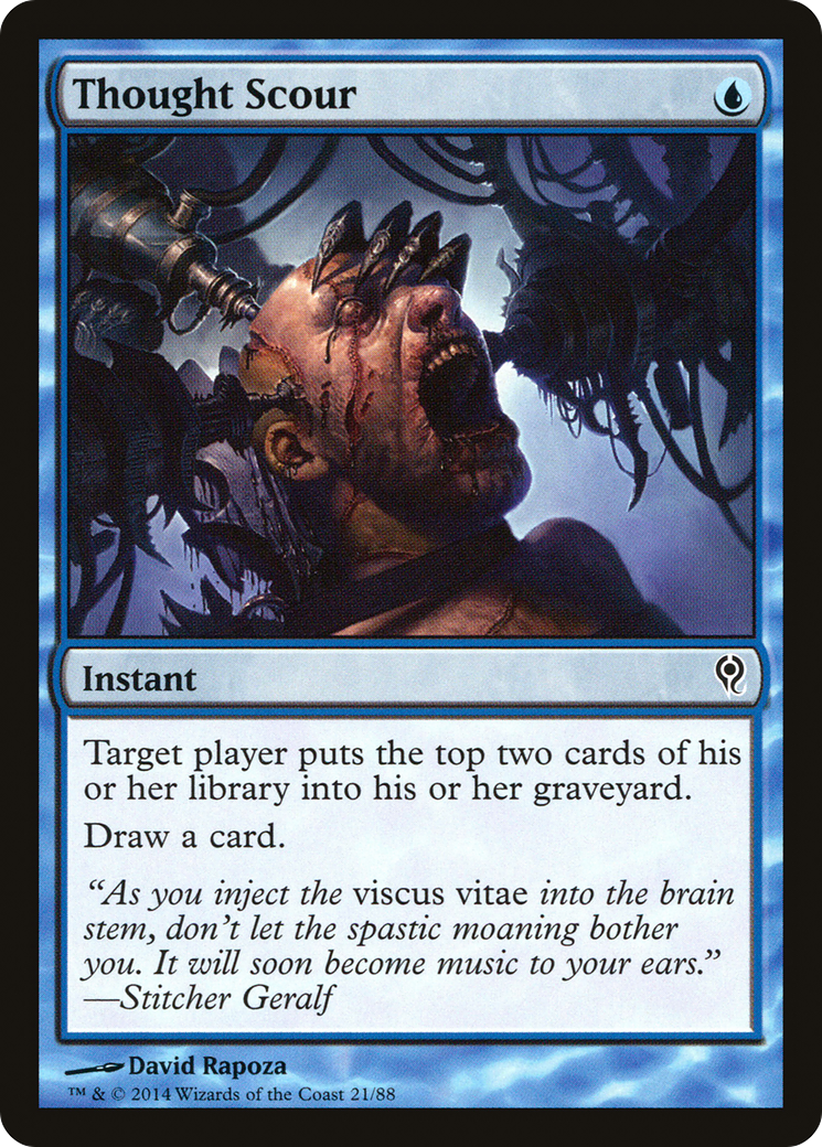 Thought Scour (DDM-021) - Duel Decks: Jace vs. Vraska - Premium MTG Single from Wizards of the Coast - Just $0.28! Shop now at Game Crave Tournament Store