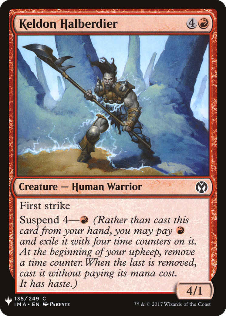 Keldon Halberdier (MB1-988) - Mystery Booster - Premium MTG Single from Wizards of the Coast - Just $0.25! Shop now at Game Crave Tournament Store
