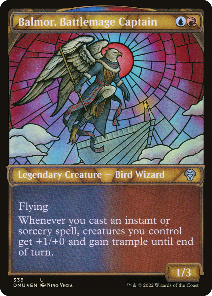 Balmor, Battlemage Captain (DMU-336) - Dominaria United: (Showcase) Foil - Premium MTG Single from Wizards of the Coast - Just $0.69! Shop now at Game Crave Tournament Store