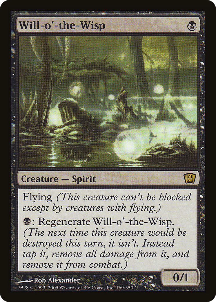 Will-o'-the-Wisp (9ED-169★) - Ninth Edition Foil - Premium MTG Single from Wizards of the Coast - Just $1.20! Shop now at Game Crave Tournament Store