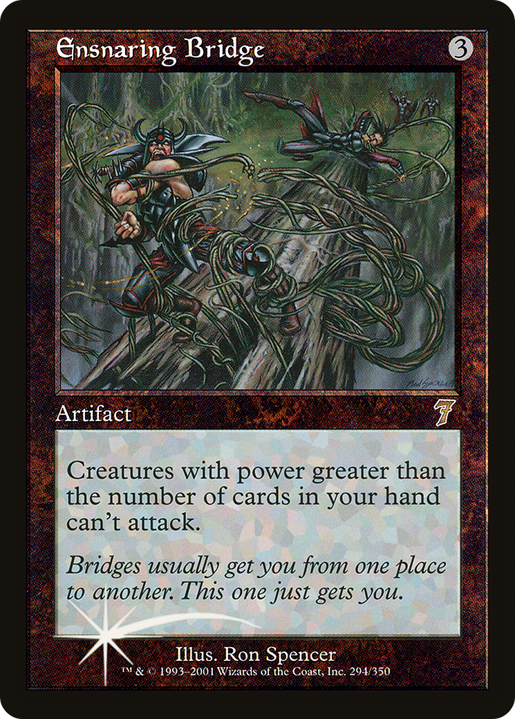 Ensnaring Bridge (7ED-294★) - Seventh Edition Foil - Premium MTG Single from Wizards of the Coast - Just $96! Shop now at Game Crave Tournament Store