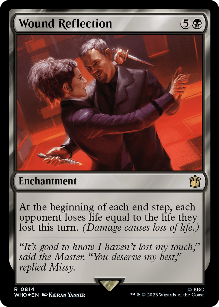 Wound Reflection (WHO-814) - Doctor Who Foil - Premium MTG Single from Wizards of the Coast - Just $1.04! Shop now at Game Crave Tournament Store