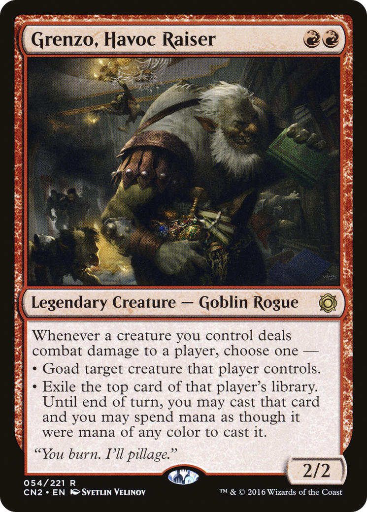 Grenzo, Havoc Raiser (CN2-054) - Conspiracy: Take the Crown Foil - Premium MTG Single from Wizards of the Coast - Just $2.47! Shop now at Game Crave Tournament Store