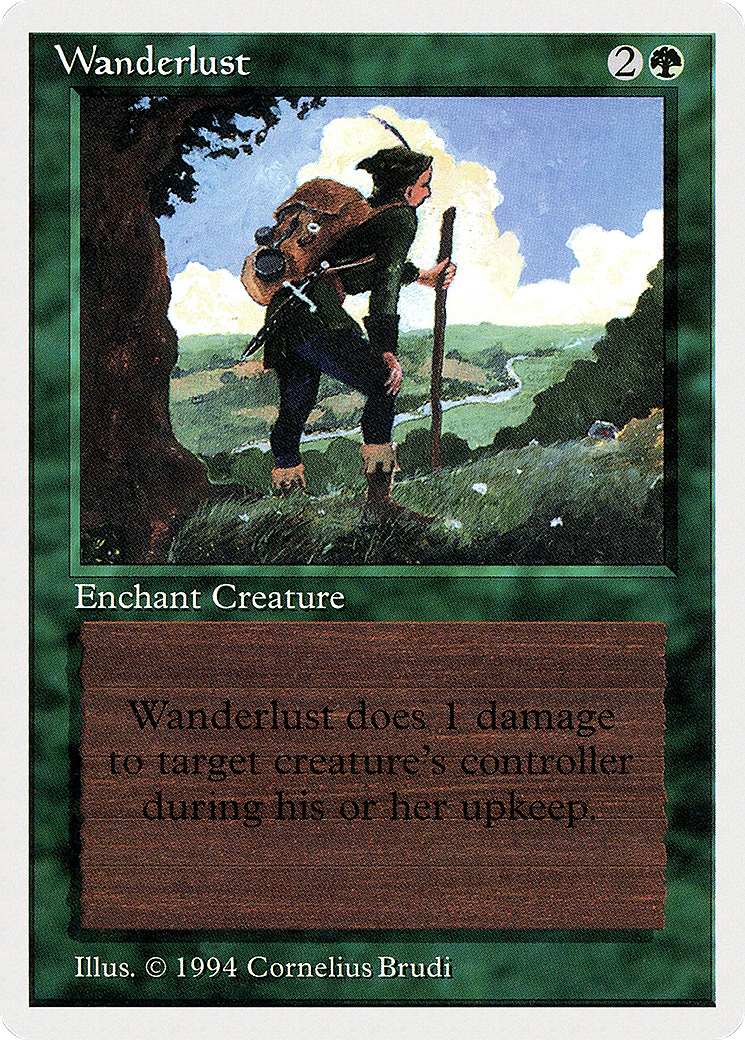 Wanderlust (SUM-227) - Summer Magic / Edgar - Premium MTG Single from Wizards of the Coast - Just $0.08! Shop now at Game Crave Tournament Store