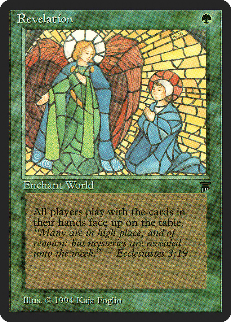 Revelation (LEG-202) - Legends - Premium MTG Single from Wizards of the Coast - Just $16.56! Shop now at Game Crave Tournament Store