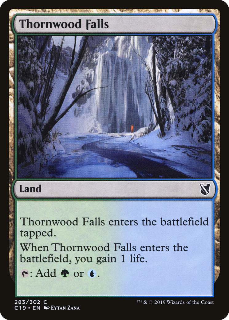 Thornwood Falls (C19-283) - Commander 2019 - Premium MTG Single from Wizards of the Coast - Just $0.25! Shop now at Game Crave Tournament Store
