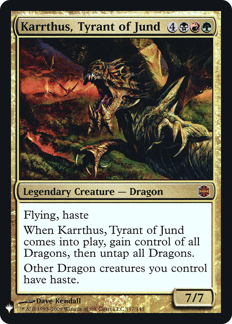 Karrthus, Tyrant of Jund (FMB1-087) - Mystery Booster Retail Edition Foils Foil - Premium MTG Single from Wizards of the Coast - Just $4.72! Shop now at Game Crave Tournament Store