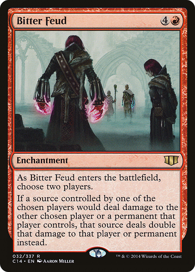 Bitter Feud (C14-032) - Commander 2014 - Premium MTG Single from Wizards of the Coast - Just $0.34! Shop now at Game Crave Tournament Store