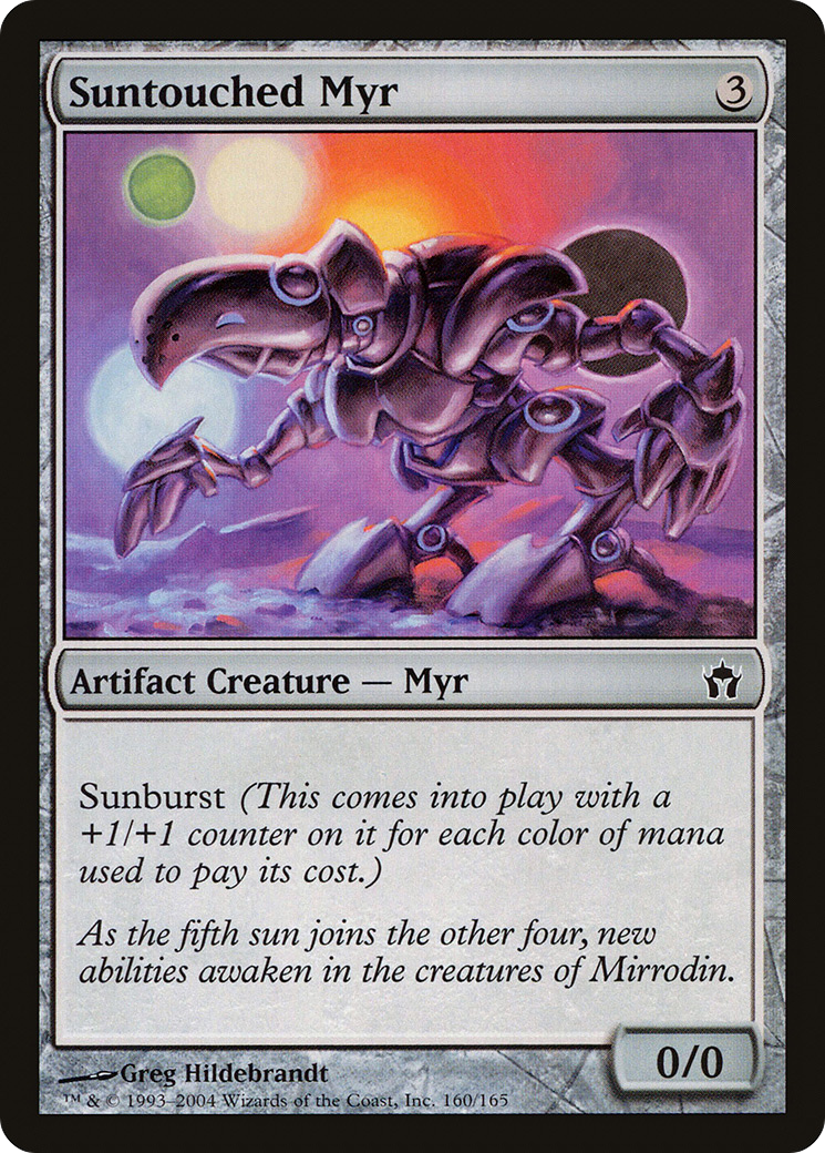 Suntouched Myr (5DN-160) - Fifth Dawn - Premium MTG Single from Wizards of the Coast - Just $0.23! Shop now at Game Crave Tournament Store