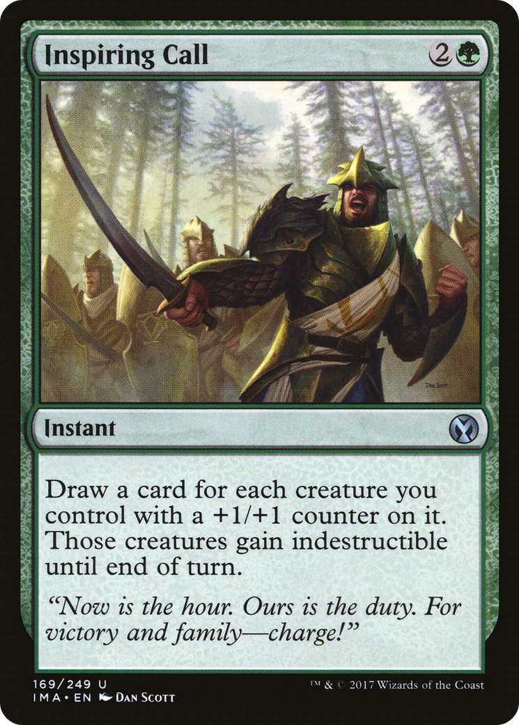 Inspiring Call (IMA-169) - Iconic Masters Foil - Premium MTG Single from Wizards of the Coast - Just $0.81! Shop now at Game Crave Tournament Store