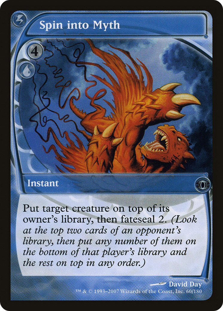 Spin into Myth (FUT-060) - Future Sight - Premium MTG Single from Wizards of the Coast - Just $0.08! Shop now at Game Crave Tournament Store