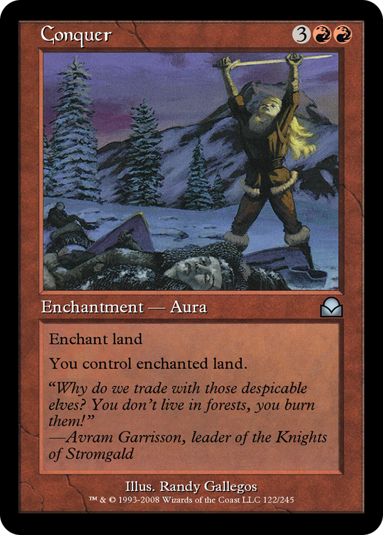Conquer (ME2-122) - Masters Edition II - Premium MTG Single from Wizards of the Coast - Just $0! Shop now at Game Crave Tournament Store