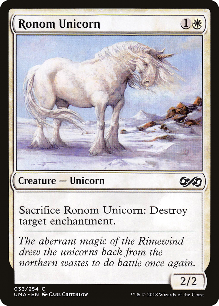 Ronom Unicorn (UMA-033) - Ultimate Masters Foil - Premium MTG Single from Wizards of the Coast - Just $0.08! Shop now at Game Crave Tournament Store