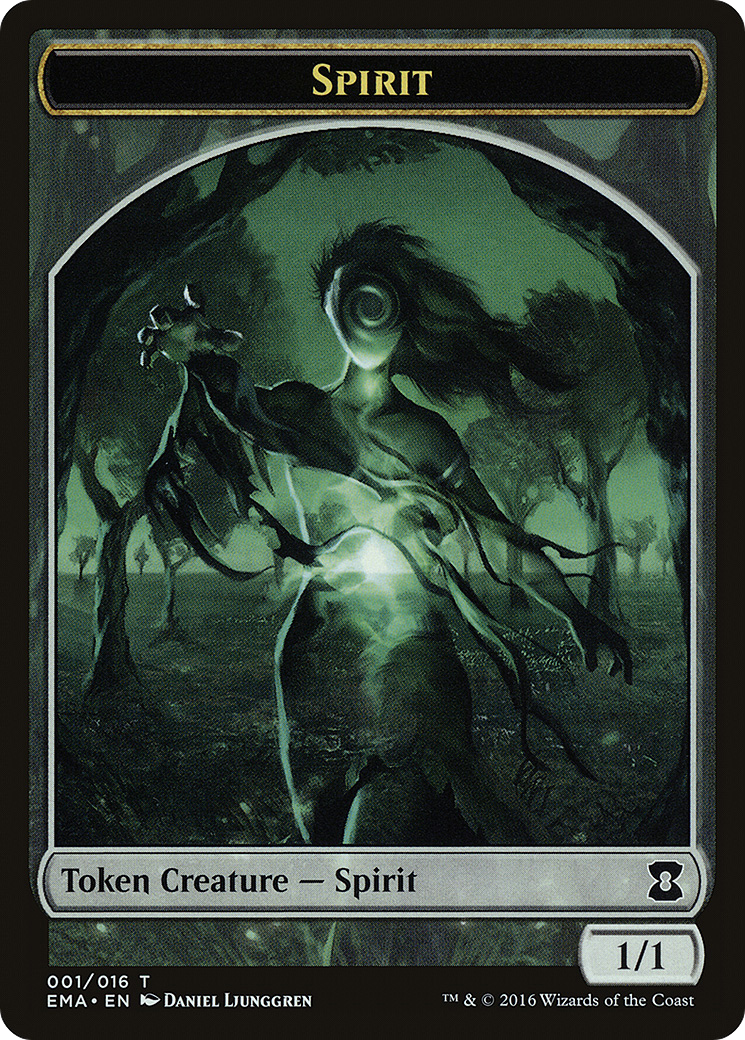 Spirit (TEMA-001) - Eternal Masters Tokens - Premium MTG Single from Wizards of the Coast - Just $0.11! Shop now at Game Crave Tournament Store
