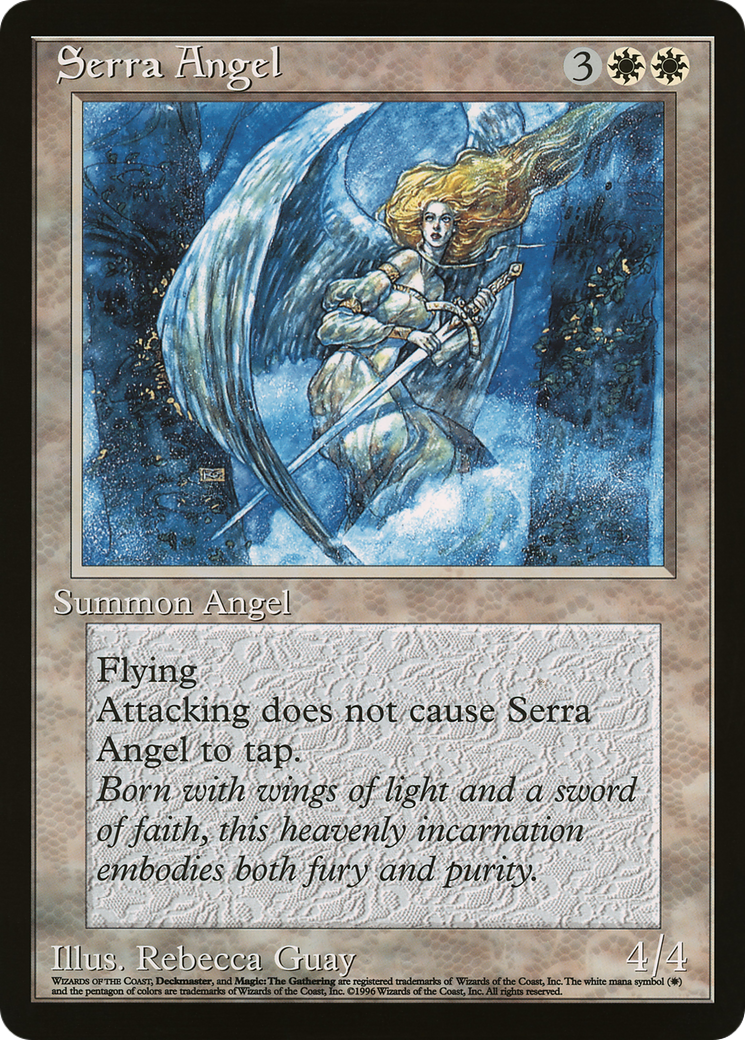 Serra Angel (O90P-008) - Oversized 90's Promos - Premium MTG Single from Wizards of the Coast - Just $0! Shop now at Game Crave Tournament Store
