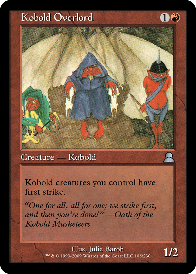 Kobold Overlord (ME3-105) - Masters Edition III - Premium MTG Single from Wizards of the Coast - Just $0! Shop now at Game Crave Tournament Store