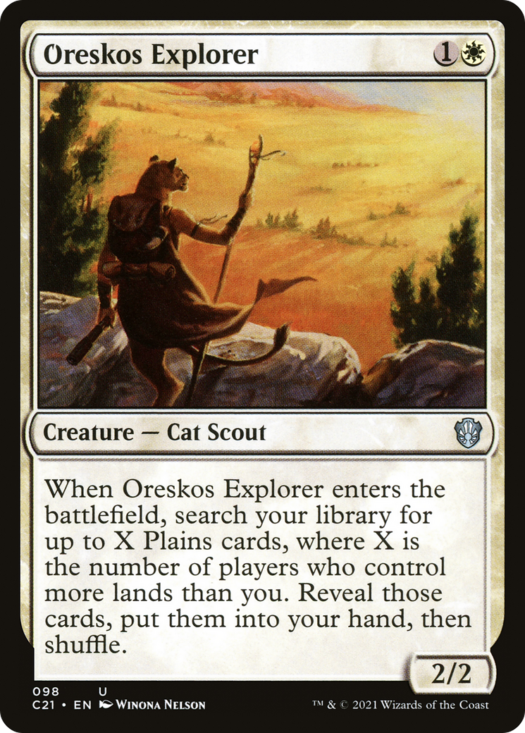 Oreskos Explorer (C21-098) - Commander 2021 - Premium MTG Single from Wizards of the Coast - Just $0.08! Shop now at Game Crave Tournament Store