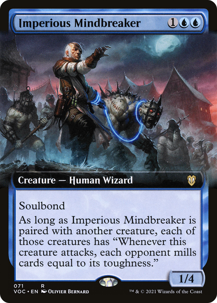 Imperious Mindbreaker (VOC-071) - Crimson Vow Commander: (Extended Art) - Premium MTG Single from Wizards of the Coast - Just $0.08! Shop now at Game Crave Tournament Store