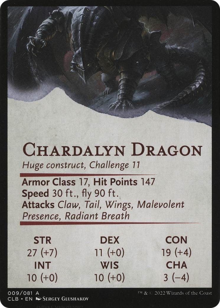 Chardalyn Dragon // Chardalyn Dragon (ACLB-009) - Battle for Baldur's Gate Art Series (Borderless) - Premium MTG Single from Wizards of the Coast - Just $0! Shop now at Game Crave Tournament Store