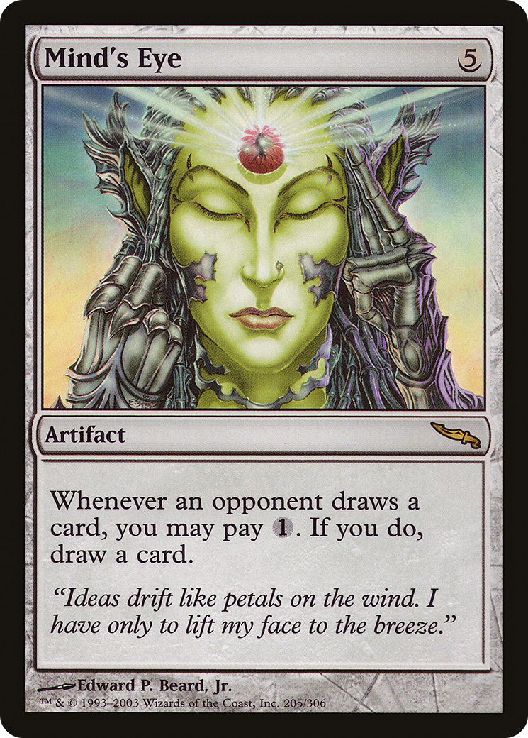 Mind's Eye (MRD-205) - Mirrodin Foil - Premium MTG Single from Wizards of the Coast - Just $3.12! Shop now at Game Crave Tournament Store