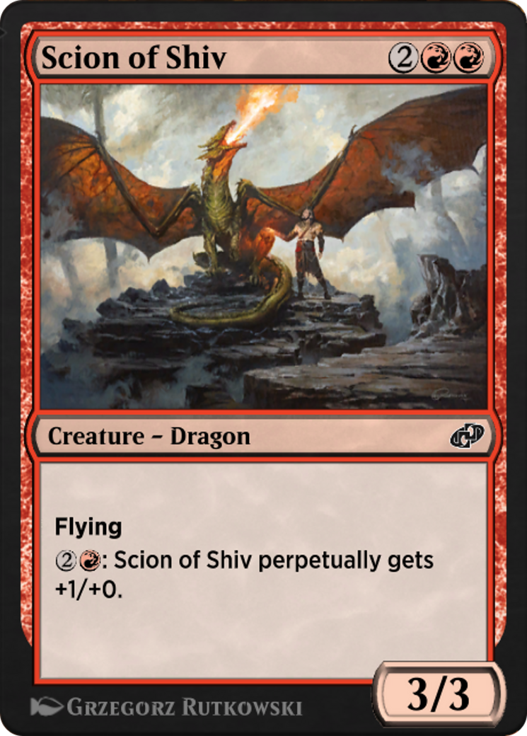 Scion of Shiv (J21-024) - Jumpstart: Historic Horizons - Premium MTG Single from Wizards of the Coast - Just $0! Shop now at Game Crave Tournament Store