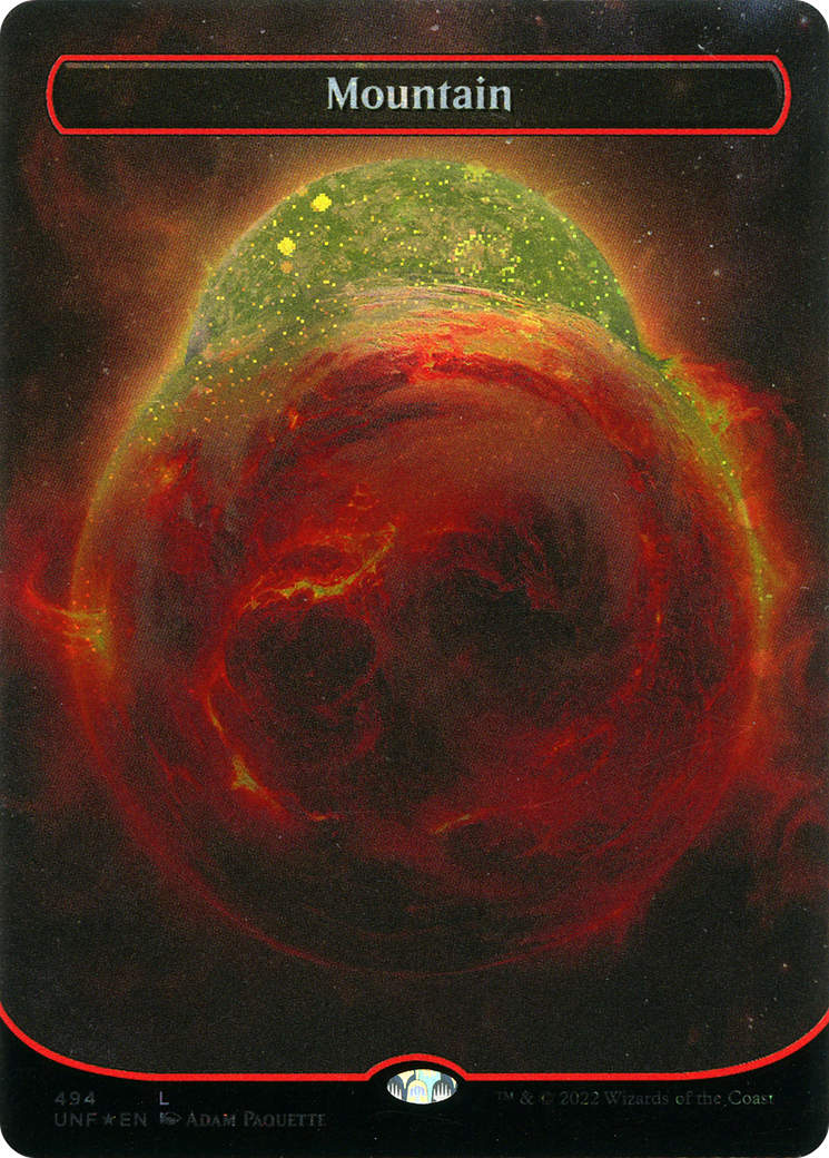 Mountain (UNF-494) - Unfinity Foil - Premium MTG Single from Wizards of the Coast - Just $3.17! Shop now at Game Crave Tournament Store