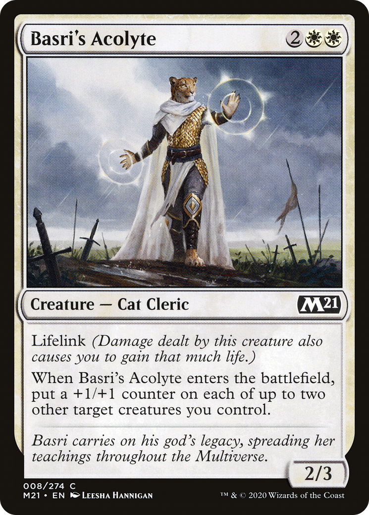 Basri's Acolyte (M21-008) - Core Set 2021 Foil - Premium MTG Single from Wizards of the Coast - Just $0.08! Shop now at Game Crave Tournament Store