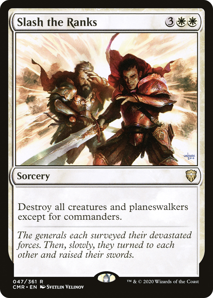 Slash the Ranks (CMR-047) - Commander Legends Foil - Premium MTG Single from Wizards of the Coast - Just $0.15! Shop now at Game Crave Tournament Store