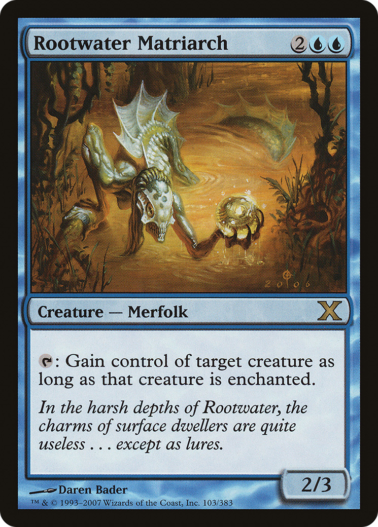 Rootwater Matriarch (10E-103) - Tenth Edition Foil - Premium MTG Single from Wizards of the Coast - Just $0.57! Shop now at Game Crave Tournament Store