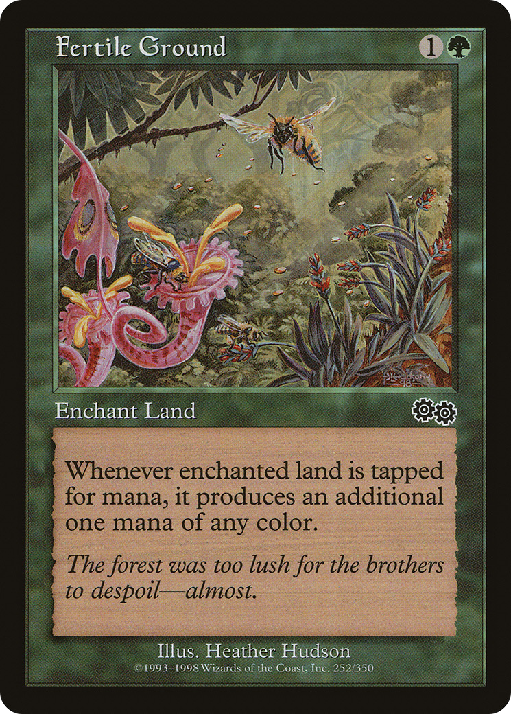 Fertile Ground (USG-252) - Urza's Saga - Premium MTG Single from Wizards of the Coast - Just $0.25! Shop now at Game Crave Tournament Store