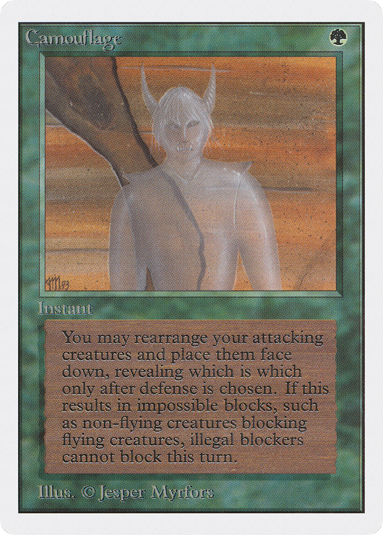 Camouflage (2ED-188) - Unlimited Edition - Premium MTG Single from Wizards of the Coast - Just $2.45! Shop now at Game Crave Tournament Store