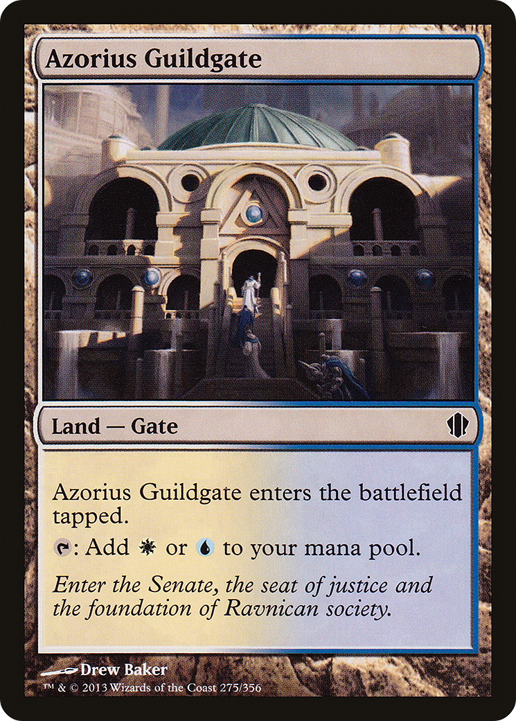 Azorius Guildgate (C13-275) - Commander 2013 - Premium MTG Single from Wizards of the Coast - Just $0.25! Shop now at Game Crave Tournament Store