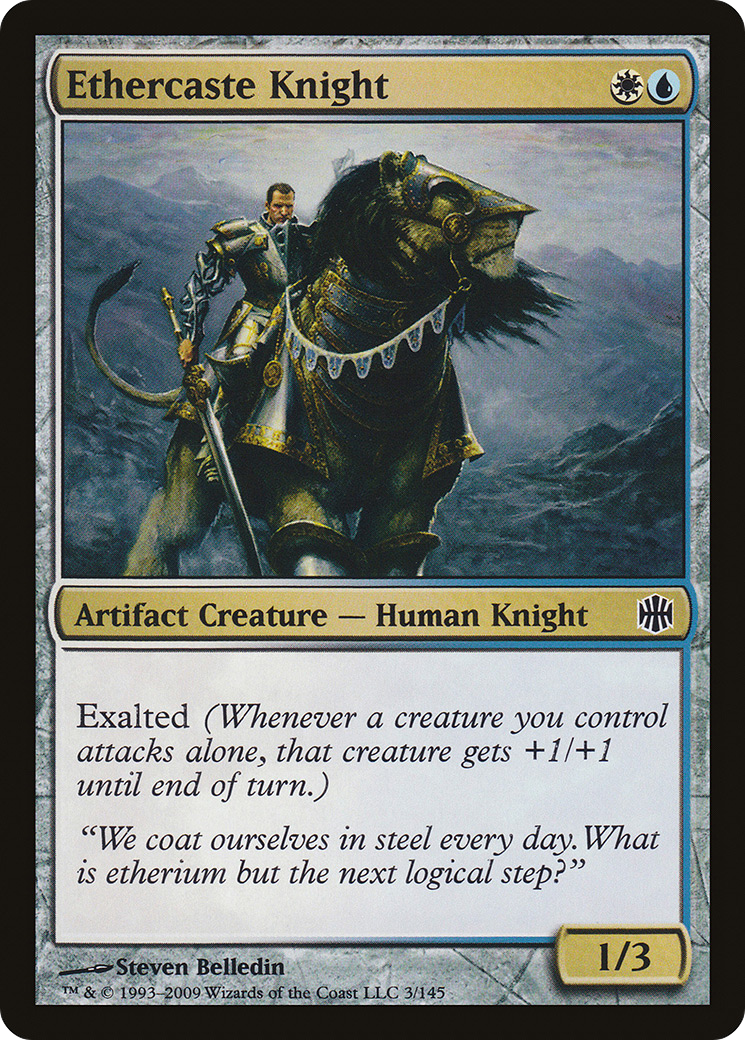 Ethercaste Knight (ARB-003) - Alara Reborn - Premium MTG Single from Wizards of the Coast - Just $0.08! Shop now at Game Crave Tournament Store