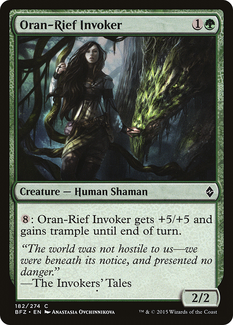 Oran-Rief Invoker (BFZ-182) - Battle for Zendikar - Premium MTG Single from Wizards of the Coast - Just $0.08! Shop now at Game Crave Tournament Store