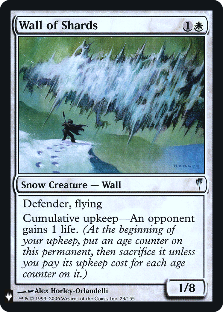 Wall of Shards (FMB1-018) - Mystery Booster Retail Edition Foils Foil - Premium MTG Single from Wizards of the Coast - Just $1.46! Shop now at Game Crave Tournament Store