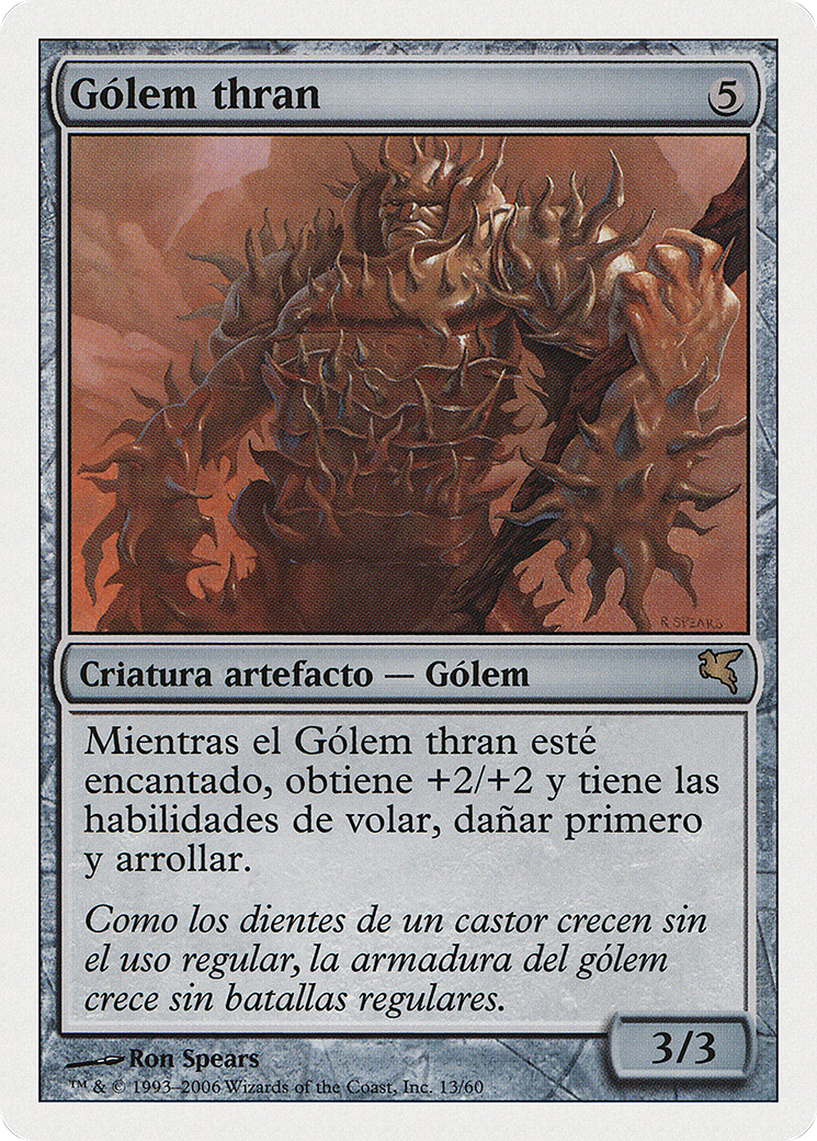 Thran Golem (PSAL-G13) - Salvat 2005 - Premium MTG Single from Wizards of the Coast - Just $0! Shop now at Game Crave Tournament Store