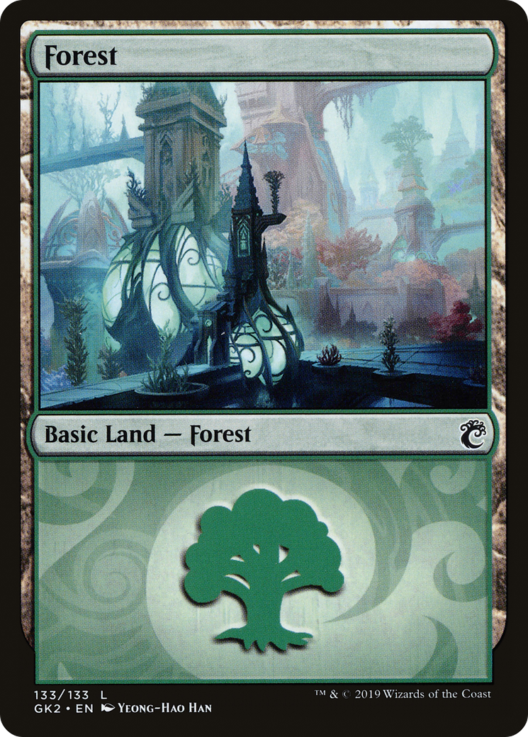 Forest (GK2-133) - RNA Guild Kit - Premium MTG Single from Wizards of the Coast - Just $0.10! Shop now at Game Crave Tournament Store