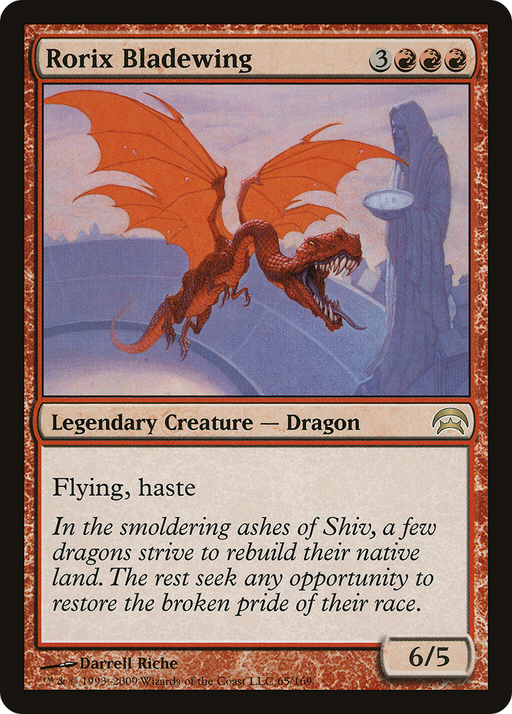 Rorix Bladewing (HOP-065) - Planechase - Premium MTG Single from Wizards of the Coast - Just $0.10! Shop now at Game Crave Tournament Store