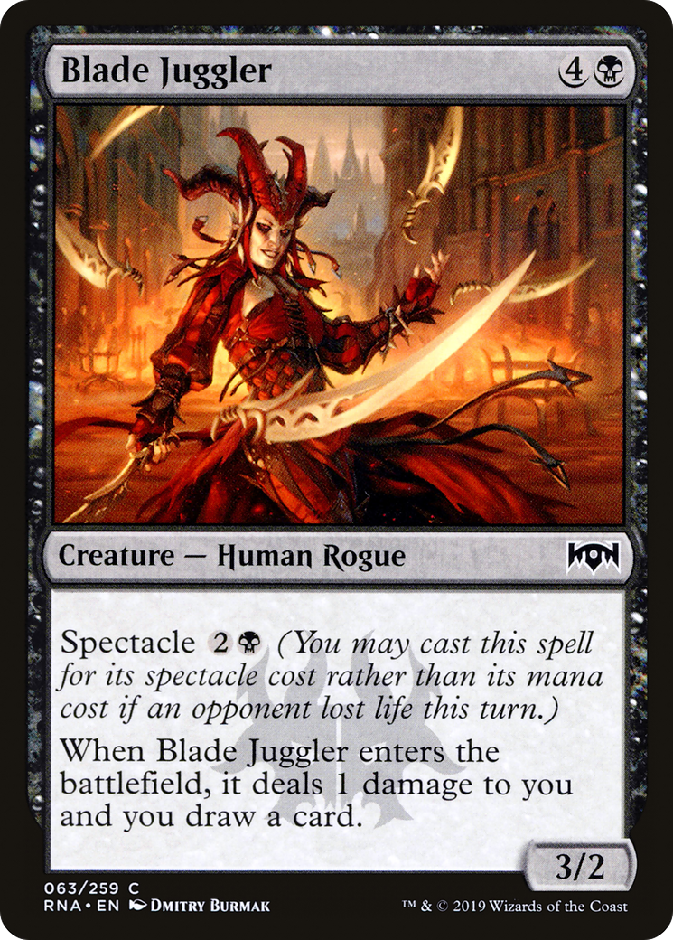 Blade Juggler (RNA-063) - Ravnica Allegiance - Premium MTG Single from Wizards of the Coast - Just $0.25! Shop now at Game Crave Tournament Store