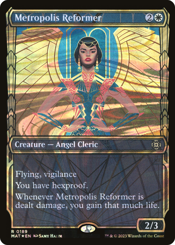Metropolis Reformer (MAT-189) - March of the Machine: The Aftermath: (Showcase) Foil - Premium MTG Single from Wizards of the Coast - Just $1.02! Shop now at Game Crave Tournament Store