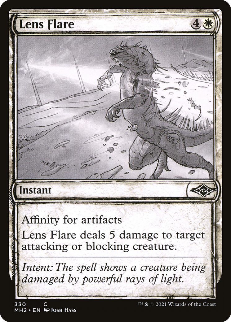 Lens Flare (MH2-330) - Modern Horizons 2: (Showcase) - Premium MTG Single from Wizards of the Coast - Just $0.25! Shop now at Game Crave Tournament Store