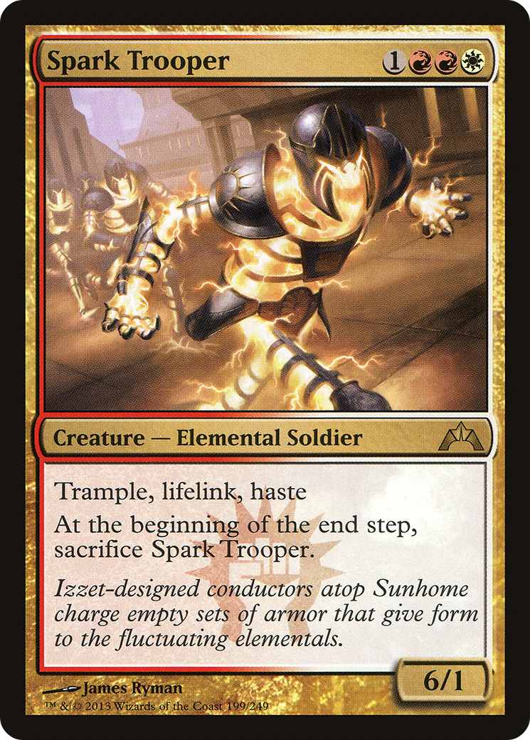 Spark Trooper (GTC-199) - Gatecrash Foil - Premium MTG Single from Wizards of the Coast - Just $0.32! Shop now at Game Crave Tournament Store