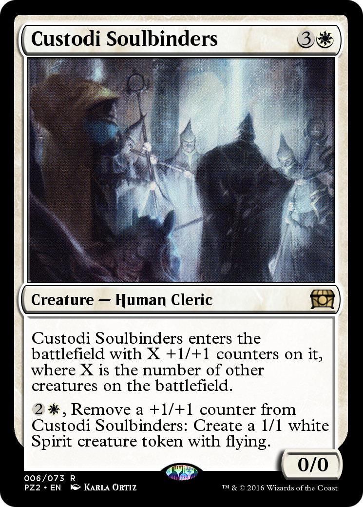 Custodi Soulbinders (PZ2-006) - Treasure Chest - Premium MTG Single from Wizards of the Coast - Just $0! Shop now at Game Crave Tournament Store