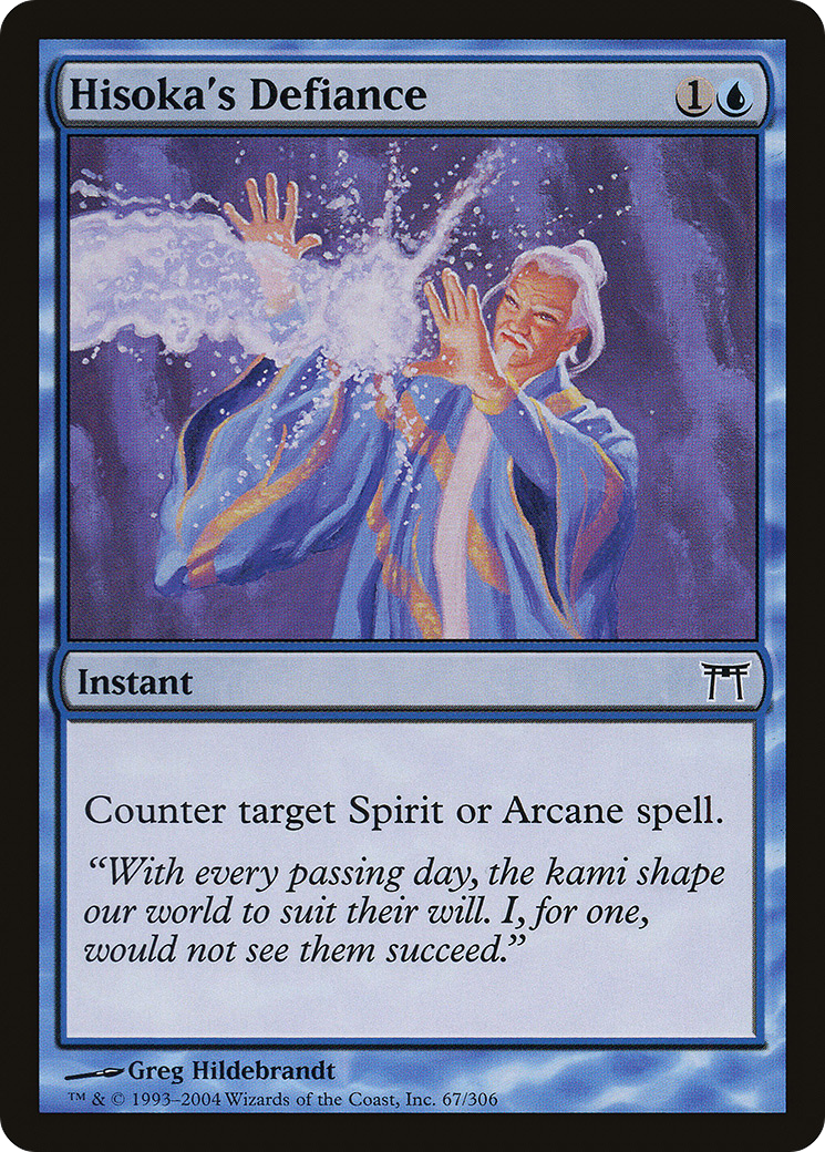 Hisoka's Defiance (CHK-067) - Champions of Kamigawa - Premium MTG Single from Wizards of the Coast - Just $0.25! Shop now at Game Crave Tournament Store