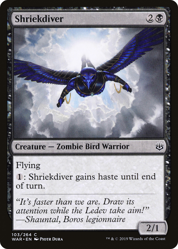 Shriekdiver (WAR-103) - War of the Spark - Premium MTG Single from Wizards of the Coast - Just $0.08! Shop now at Game Crave Tournament Store