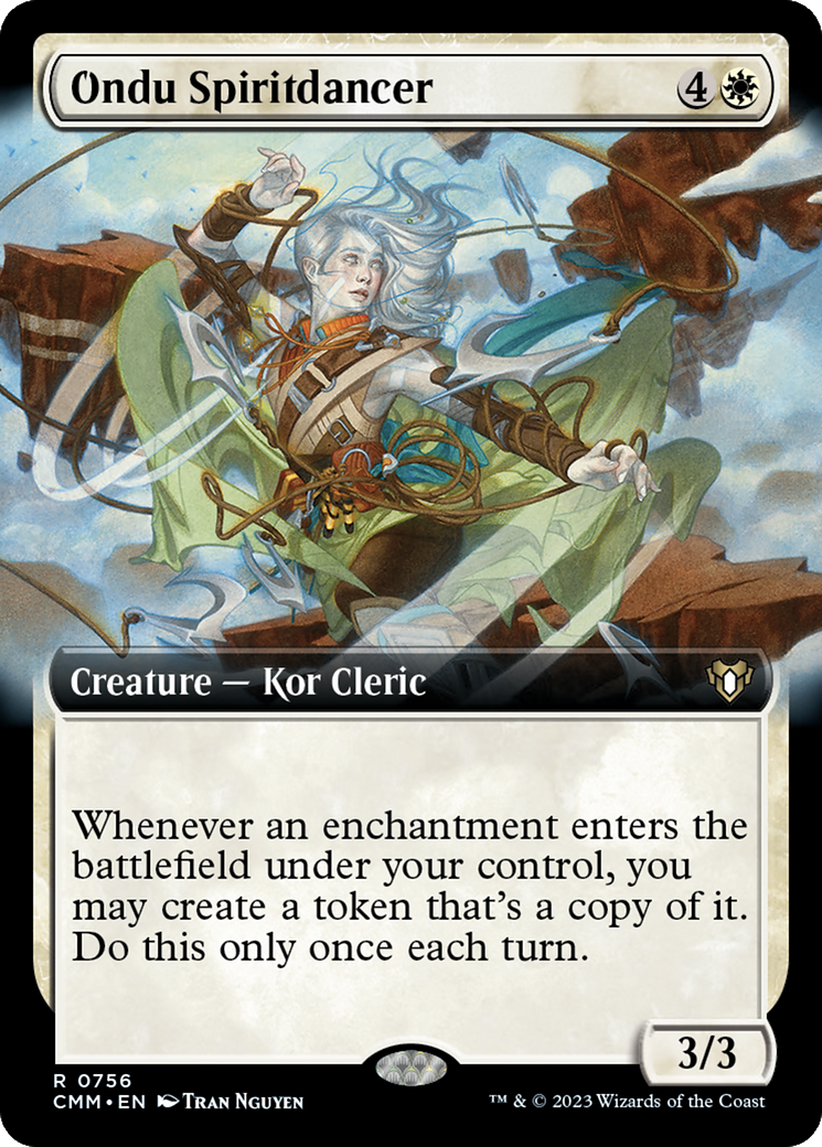 Ondu Spiritdancer (CMM-756) - Commander Masters: (Extended Art) - Premium MTG Single from Wizards of the Coast - Just $0.91! Shop now at Game Crave Tournament Store