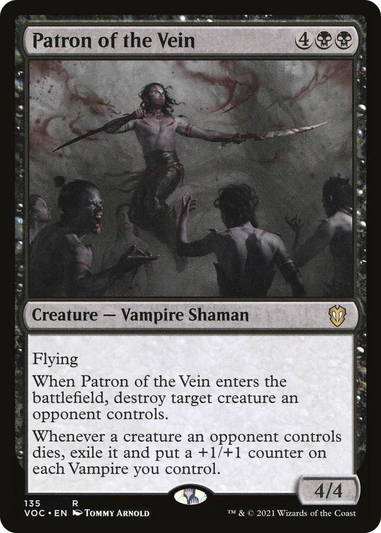 Patron of the Vein (VOC-135) - Crimson Vow Commander - Premium MTG Single from Wizards of the Coast - Just $0.26! Shop now at Game Crave Tournament Store